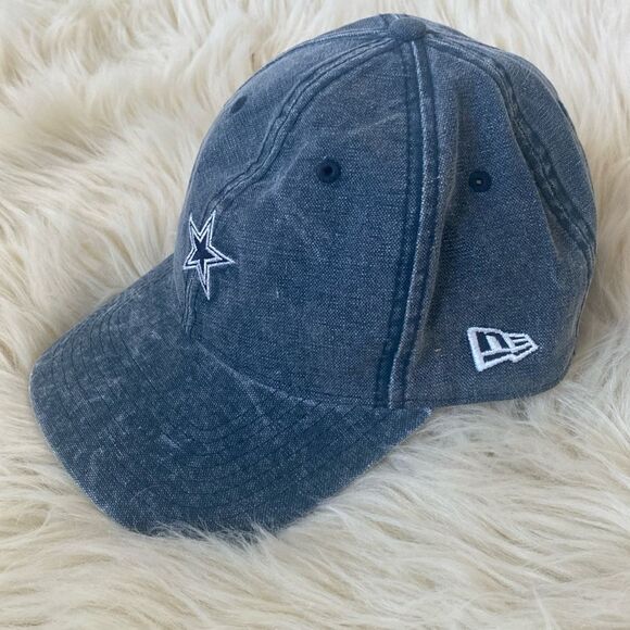 Dallas Cowboys New Era Rugged Mini Logo 9TWENTY Adjustable Hat-Like a New - Picture 1 of 14